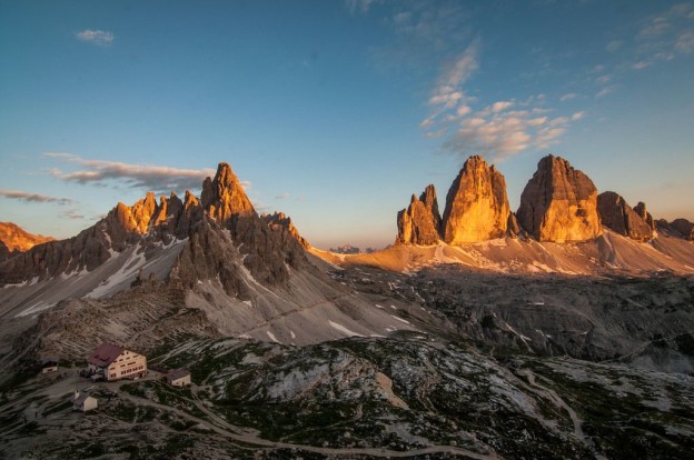 Tre Cime tramonto light by William